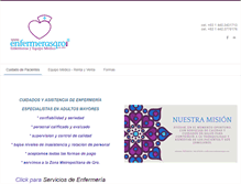 Tablet Screenshot of enfermerasqro.com